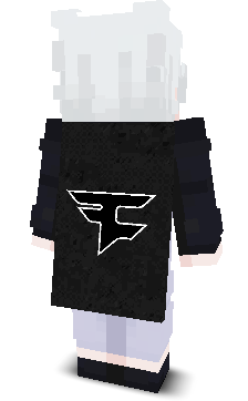Back angle of Minecraft Skin of Harish