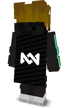Back angle of Minecraft Skin of Delta