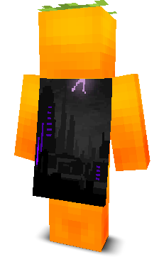 Back angle of Minecraft Skin of Heirokos
