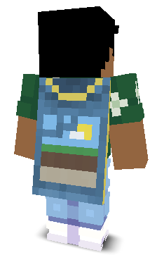 Back angle of Minecraft Skin of Limies