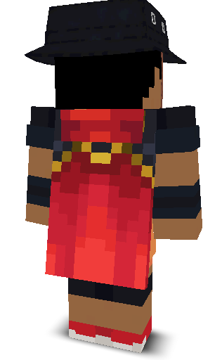 Back angle of Minecraft Skin of Limies