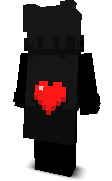 Back angle of Minecraft Skin of Velighted
