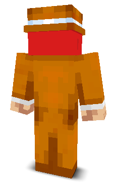 Back angle of Minecraft Skin of Ycar_