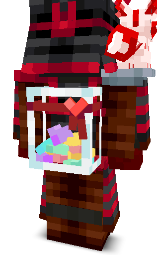 Back angle of Minecraft Skin of Sanity