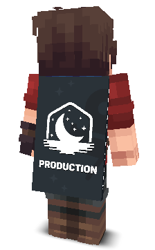 Back angle of Minecraft Skin of Cakady