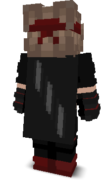 Back angle of Minecraft Skin of H0LDING