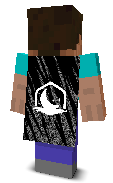 Back angle of Minecraft Skin of GeckoThePecko