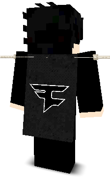 Back angle of Minecraft Skin of Minase