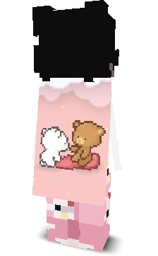 Back angle of Minecraft Skin of Sipher