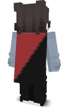 Back angle of Minecraft Skin of Hippah