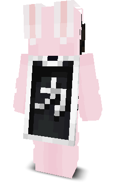 Back angle of Minecraft Skin of plazarr