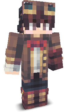 Front angle of Minecraft Skin of coderbot