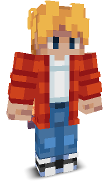 Front angle of Minecraft Skin of Promax8