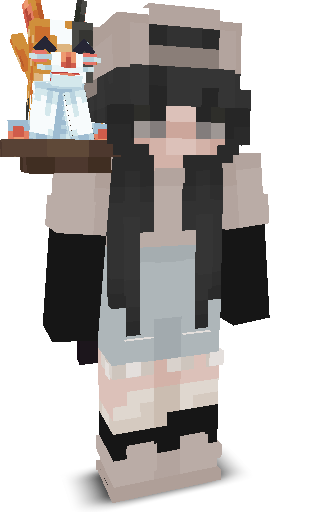 Front angle of Minecraft Skin of Catstaboli