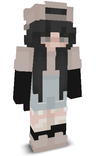 Front angle of Minecraft Skin of Catstaboli