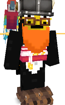 Front angle of Minecraft Skin of Apex