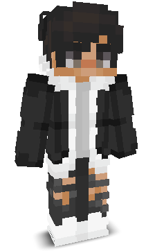 Front angle of Minecraft Skin of Aceify