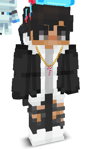 Front angle of Minecraft Skin of Aceify