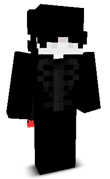 Front angle of Minecraft Skin of Asqecter