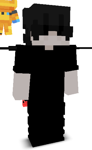 Front angle of Minecraft Skin of Asqecter