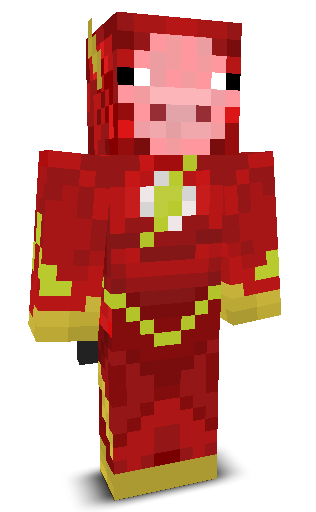 Front angle of Minecraft Skin of TrentinTheKid