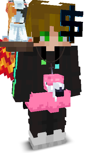 Front angle of Minecraft Skin of Delta