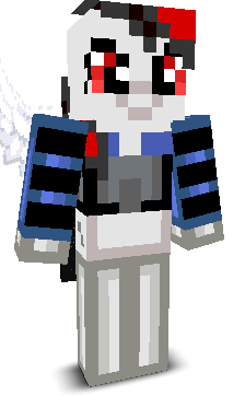 Front angle of Minecraft Skin of Blackjack