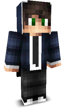 Front angle of Minecraft Skin of Asyc