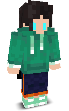 Front angle of Minecraft Skin of vatzal