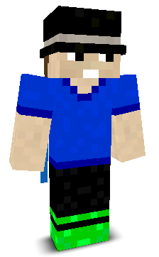 Front angle of Minecraft Skin of R0berto