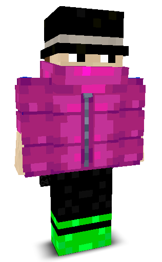 Front angle of Minecraft Skin of R0berto