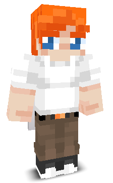 Front angle of Minecraft Skin of Wowy