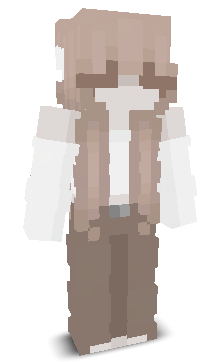 Front angle of Minecraft Skin of Auerie