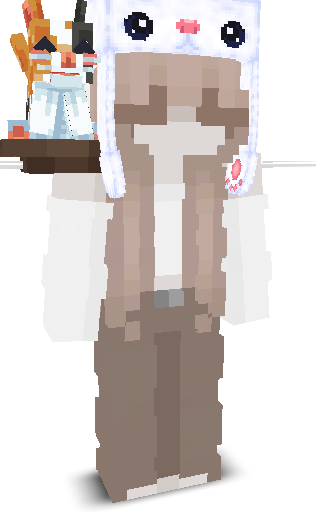 Front angle of Minecraft Skin of Auerie