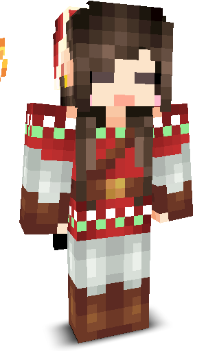Front angle of Minecraft Skin of Minase