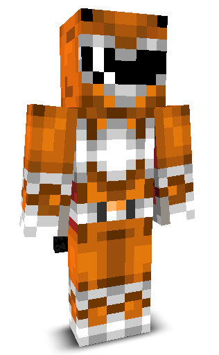 Front angle of Minecraft Skin of phvse