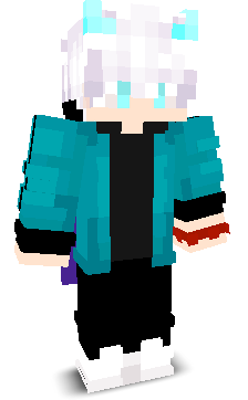 Visão frontal da skin de Minecraft de TheBroZane