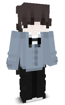 Front angle of Minecraft Skin of Hippah