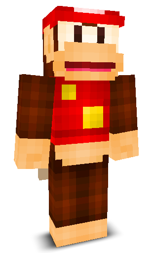 Front angle of Minecraft Skin of lancie