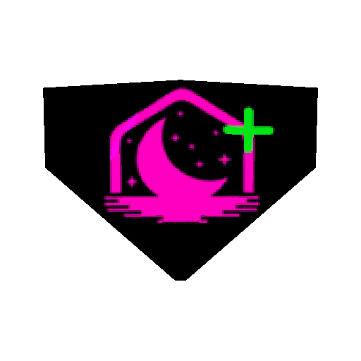 Lunar+ Face Bandanna (Black & Pink)