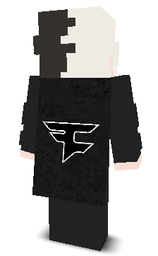 Back angle of Minecraft Skin of Zuxt