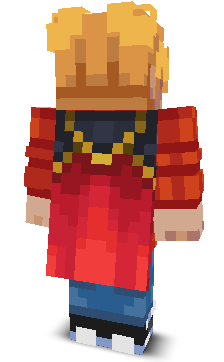 Back angle of Minecraft Skin of Promax8