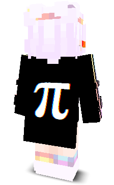 Back angle of Minecraft Skin of CantParkour