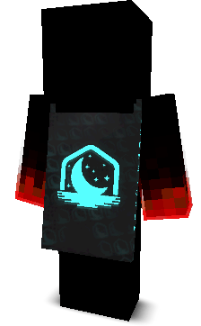 Back angle of Minecraft Skin of PR0CESS