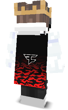 Back angle of Minecraft Skin of BilbaoX