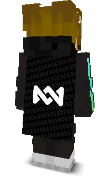 Back angle of Minecraft Skin of Delta