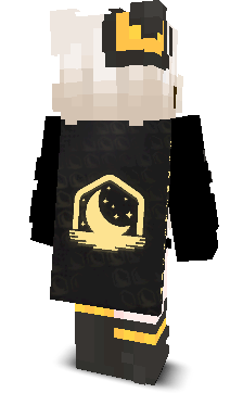Back angle of Minecraft Skin of cylverix 