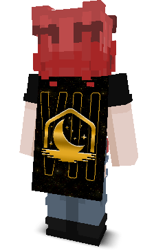 Back angle of Minecraft Skin of Deemons