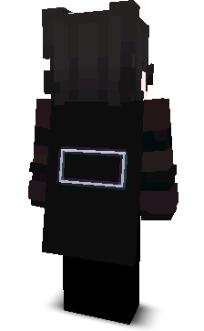 Back angle of Minecraft Skin of losttcause
