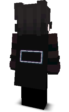 Back angle of Minecraft Skin of losttcause